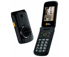 Išmanusis telefonas AGM Mobile M8 Klapper 4G Rugged Juodas