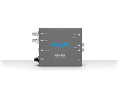 AJA HA5-12G - Aktyvus vaizdo keitiklis - Pilkas - 4096 x 2160 - - - 720p, 1080i, 1080p, 2160p - HDMI + RCA - BNC