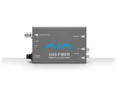 AJA HA5-Fiber - Active video converter - Pilkas - 1920 x 1080 - - - 480p,525i,576p,625i,720p,1080i,1080p - HDMI - 100 - 240 V