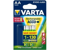 Akku AA 1.2V (HR06) *Varta* Recharge Accu - 2er-Pack