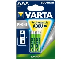 Akku AAA 1.2V (HR03) *Varta* Recharge Accu Phone - 2er-Pack