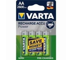 Akku AA 1.2V (HR06) *Varta* Recharge Accu - 4er-Pack