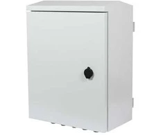 ALLNET DIN-RAIL Wandgehäuse T220mm Lichtgrau IP66 ÜS 16x M25 ALL-DIN-101-AC