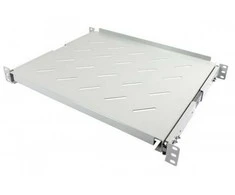 ALLNET Fachboden ausziehbar fr 900mm Schrank tiefe Lichtgrau t650-750mm