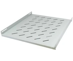 ALLNET 19"Schrank zbh. Fachboden fest T750/B472/H46mm Lichtgrau