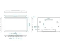 Planšetė ALLNET High-Performance 14-inch Android 12 RK3588 NFC PoE HDMI In Juodas