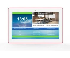 ALLNET susirinkimų kambarys RGB LED Planšetė 15 sp. RK3399 baltas „Android 10“ ir NFC/RFID