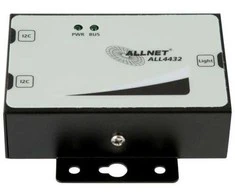 ALLNET MSR Sensor ALL4432 / Helligkeitssensor analog im Metall Gehäuse juodas