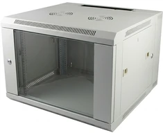 ALLNET 19"Wandgehäuse 12HE 1-teilig T595/B541mm Lichtgrau SMQ-Serie