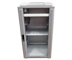 ALLNET Netzwerkschrank 19" 22HE B600/T 600mm Glastür Lichtgrau SNB-Serie