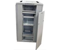 ALLNET Netzwerkschrank 19" 22HE B800/T 800mm Glastür Lichtgrau SNB-Serie