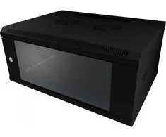 ALLNET Netzwerkschrank 19 9HE 1-teilig T450mm Juodas SMC-Serie