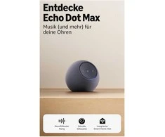 Amazon Echo Dot Max (2025) Smart Speaker with Alexa – Juodas