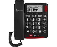 amplicomms BIGTel 48 Plus, didelis mygtukas telefono tamsiai pilkas