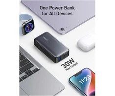 Anker 533 Power Bank | A1256G12 | 10000 mAh | Juodas