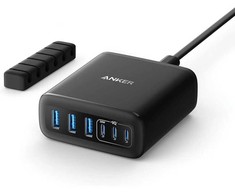 Anker ANKER 6-in-1 Įkrovimo stotelė 112W 3x USB-A 3x USB-C juodas