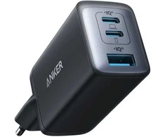 Anker 65W USB-C sieninis kroviklis, 3 jungtys, kompaktiškas GaN II maitinimo šaltinis, A2667311