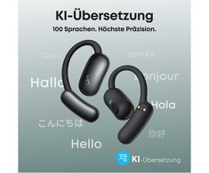 Anker ANR Soundcore Aerofit 2 Laisvų rankų įranga Bevielis Ausinės su kabliukais, „Open-ear“ Skambučiai / muzika / sportas / kasdienis C tipo USB Bluetooth Juoda
