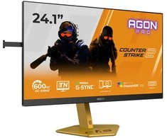 Monitorius AOC AGON PRO CS24A - 600 Hz | „Full HD“ | Itin greitas TN eSportas | 0,3 ms | 24"