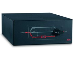 APC Service Bypass Panel Bypass switch rack-mountable AC 230V output connectors 3 4U 19 Juodas