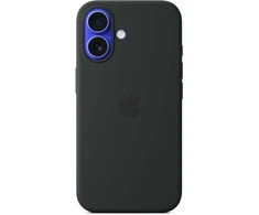 Apple iPhone 16 Silikoninis dėklas with MagSafe - Black