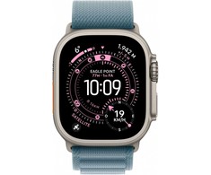 Išmanusis laikrodis Apple Watch Ultra 3 (2025) 5G 49mm Natural Titanium Case with Alpine Loop M – Light Mėlyna