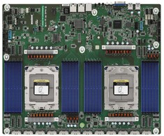 ASRock pagrindinė plokštė TURIN2D24G-2L+/500W patentuotas dvigubas lizdas SP5 viengubas