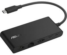 Asus Dual 4K USB-C dokas DC201 | Ethernet LAN (RJ-45) jungtys 1 | USB 3.0 (3.1 Gen 1) Type-C jungtys kiekis 3 | HDMI jungtys kiekis 1