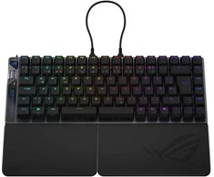 ASUS ROG Falcata Gaming-klaviatūra, 75% Split, ROG HFX V2 Magnetic Switches - juodas
