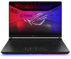 Nešiojamas kompiuteris ASUS ROG Strix SCAR 16 G635LX-RW018W – 16 colių įstrižainės WQXGA MiniLED ekranas, Intel Core Ultra 9-275HX procesorius, 32 GB RAM, 1 TB SSD, NVIDIA GeForce RTX 5090, Windows 11