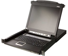 Aten International Co Aten jungiklis ATEN CL5716MW LCD KVM jungiklis 43 cm pločio, USB-PS/2, VGA, 16 prievadų, DE išdėstymas