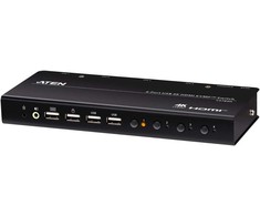 Šakotuvas Switch Aten ATEN CS784H przełącznik KVM Juodas