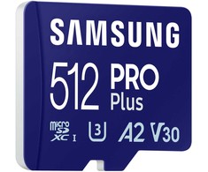 Atminties kortelė SAMSUNG PRO Plus Micro SD 512GB Iki 180MB/s Skaitymas ir 130MB/s Rašymo greitis su 10 klasės 4K UHD įsk. Kortelių skaitytuvas 2023