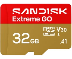 Atminties kortelė Karta SanDisk Extreme GO Micro SDHC 32 GB Class 10 UHS-I/U1 A1 V30 (SDSQXGN-032G-GN6MN)