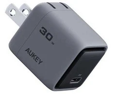 Įkroviklis Aukey PA-C1 wall charger 30W pilka