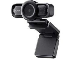 „Aukey PC-LM3 Stream“ serijos automatinio fokusavimo „Full HD“ internetinė kamera su 1/3 colio CMOS jutikliu, juodos spalvos
