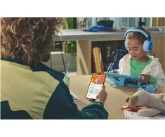 JBL JR470NC Bluetooth Belaidės Ant ausų uždedamos Ausinės skirta Kids Mėlyna EU