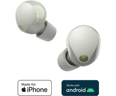Sony WF-1000XM5 Earbuds Belaidės ausinės, ANC, belaidis įkrovimas, Sidabrinės spalvos