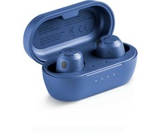 Ausinės Teufel REAL mėlynos TWS 3 Ausinių rinkinys Belaidės ausinės Į ausį Bluetooth Skambučiai/muzika Mėlynos
