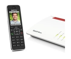 AVM Fon FRITZ! C6 DECT telefonas Skambintojo ID Juoda