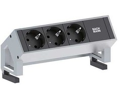 Bachmann lizdų juosta Desk2 3x lizdų tiekimo linija