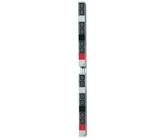 BACHMANN IT PDU ALU 1HE 6x C19 Stecker 3x16A CEE raudona