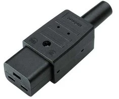 Bachmann Verschiedene BACH 915.174 IEC lizdas su Schuko C19 65C 16A 250V sw
