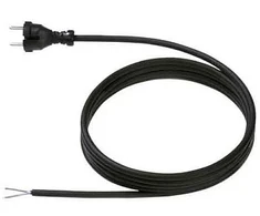 BACHMANN Neopren-Zltng. 2x1.0 5m schw. H07RN-F 24G/AEH