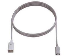 Kabelis zasilający Bachmann BACHMANN Przedłużacz IEC H05VV-F 3G1.0mm², C14 / C13, pilka, 3 m