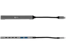 Pelė Bakker Elkhuizen BakkerElkhuizen USB-C Hub 7-in-1 (3 x USB-A + 4 x USB-C)
