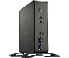 Shuttle NC40U5 Barebone 0.84L dydžio asmeninis kompiuteris, juodas, i5-1235U, Intel SoC