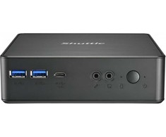 Shuttle NC40U5 Barebone 0.84L dydžio asmeninis kompiuteris, juodas, i5-1235U, Intel SoC