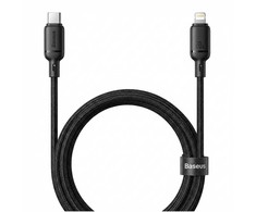 „Baseus Silky“ serijos įkrovimo laidas, iš kurio galima jungti C tipo maitinimą į „iP“, 20 W, 2 m