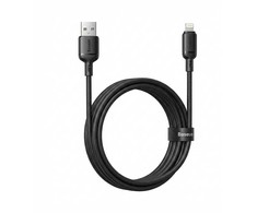 Baseus „Silky“ serijos įkrovimo laidas iš USB į „iP“ 2,4 A, 2 m